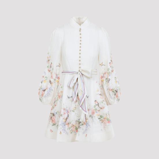 26FW 짐머만 숏 원피스 9142DF261 CRBQ CREAM BOUQUET - ZIMMERMANN