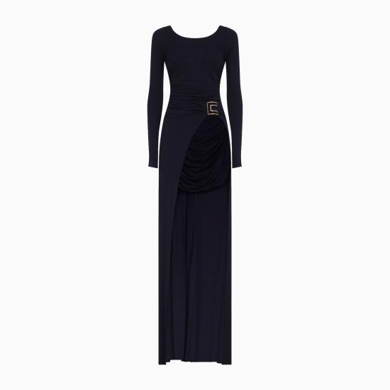 26FW 엘리자베타프랜치 롱 원피스 ABR3567E2 H88 BLU NOTTE - ELISABETTA FRANCHI