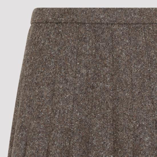 26FW 브루넬로 쿠치넬리 미디 스커트 MD002G4092 C002 MORO - BRUNELLO CUCINELLI