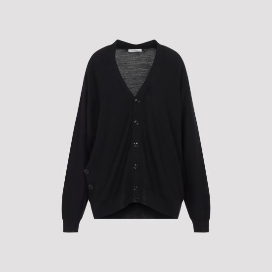 26FW 르메르 릴렉스 트위스트 가디건 PO0052 LK1063 BK999 BLACK - LEMAIRE