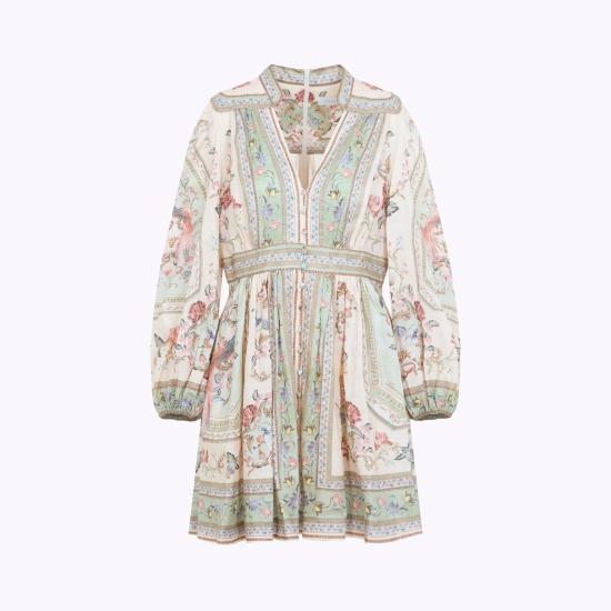 26FW 짐머만 숏 원피스 0932DSS264 SAGE TAPESTRY FLORAL - ZIMMERMANN