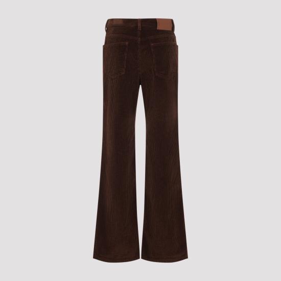 26FW 마르니 플레어 팬츠 PAMA0657G0 USCZ28 00M53 SADELLE BROWN - MARNI
