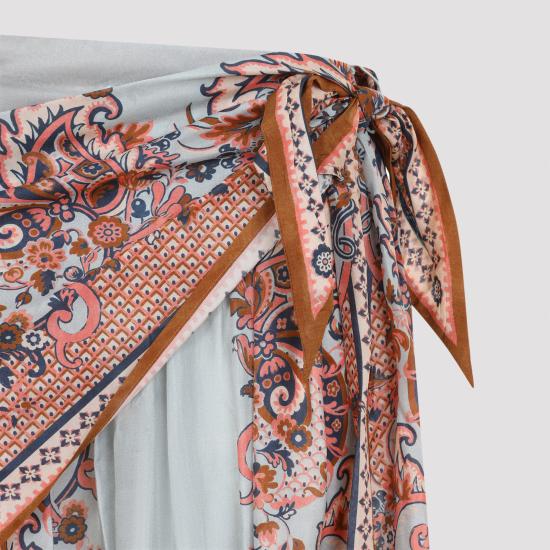 26FW 짐머만 롱 스커트 8066SSS261 BLUE PAISLEY FLORAL - ZIMMERMANN
