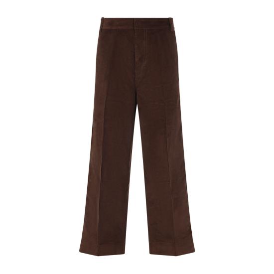 26FW 아미 스트레이트 팬츠 HTR923 CO0089 2221 CHOCOLATE BROWN - AMI