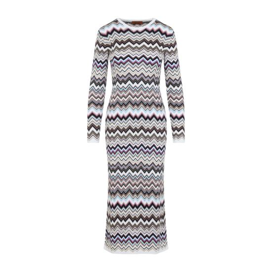 26FW 미소니 롱 원피스 DS26WG28 BK01K0 SMSPL MULTICOLOR - MISSONI