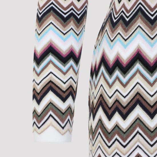 26FW 미소니 롱 원피스 DS26WG28 BK01K0 SMSPL MULTICOLOR - MISSONI