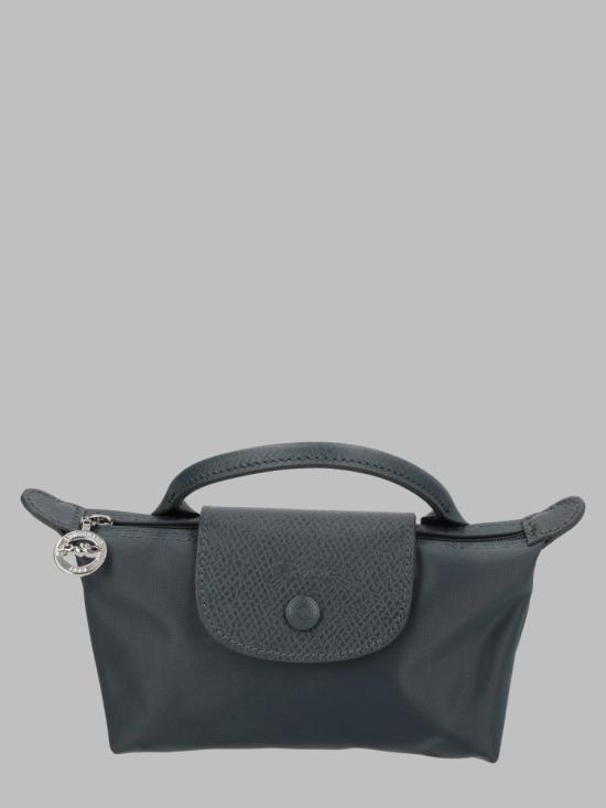 26FW 롱샴 르 플리아쥬 원 캔버스 파우치 34175 979012 GRAY