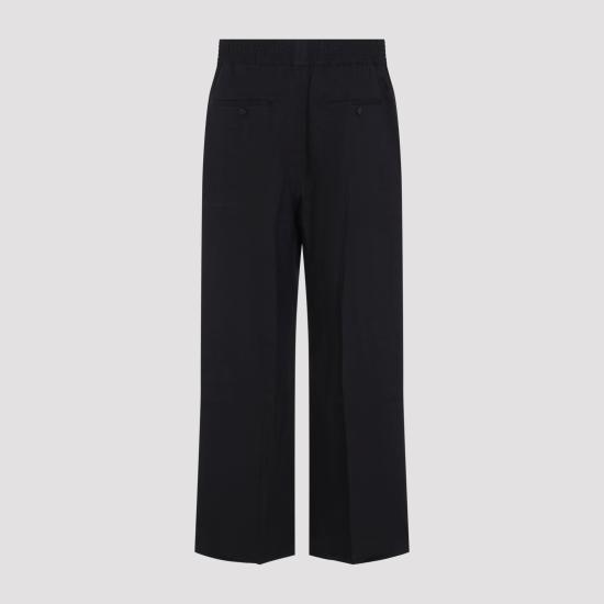 26FW 자크뮈스 스트레이트 팬츠 PAM00604AW00878 990 BLACK - JACQUEMUS