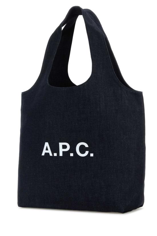 26SS 아페쎄 나논 로고 토트백 COHIZM61565 IAI NAVY - A.P.C.