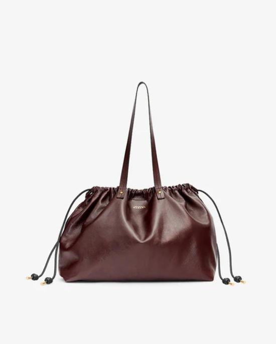 26FW 이자벨마랑 숄더백 ULT 010075 BORDEAUX TU BURGUNDY