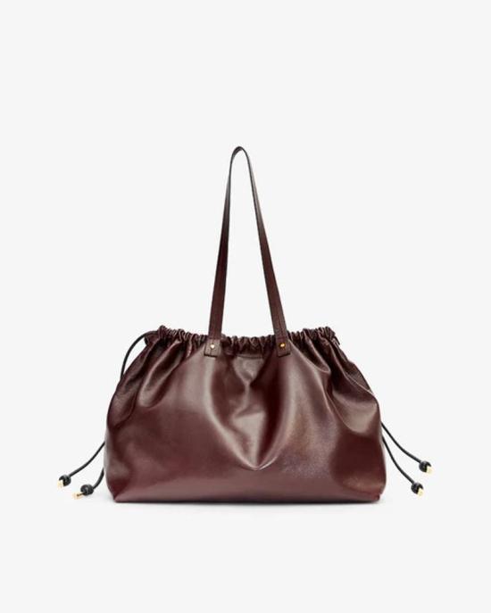 26FW 이자벨마랑 숄더백 ULT 010075 BORDEAUX TU BURGUNDY - ISABEL MARANT