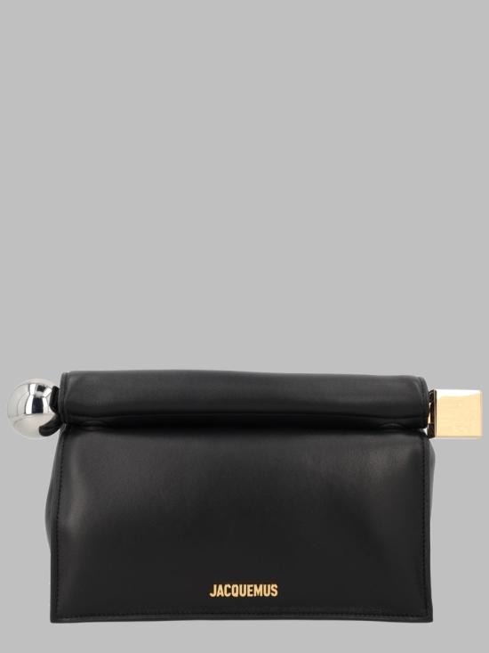 26FW 자크뮈스 론드 까레 클러치 BAW00356AC2 7L14990 BLACK