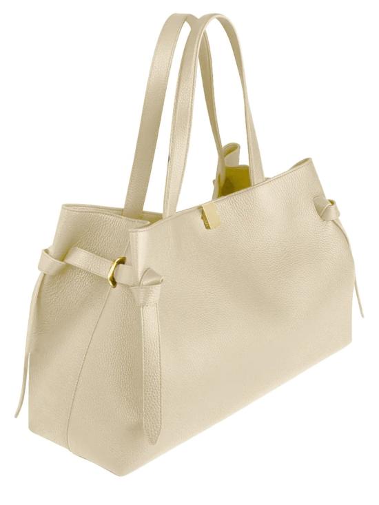 26FW 유제피 토트백 GYOZA TOTE PEBBLE GRAIN LEATHER ANGORA BROWN - YUZEFI