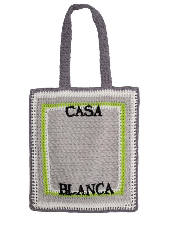 26SS 카사블랑카 토트백 A SP26 BAG 176 01GREY GRAY - CASABLANCA