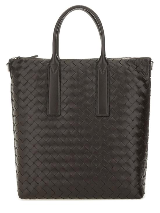25FW 보테가베네타 인트레치아토 지퍼 노스 사우스 토트백 815783 V2HL12145 BROWN - BOTTEGA VENETA