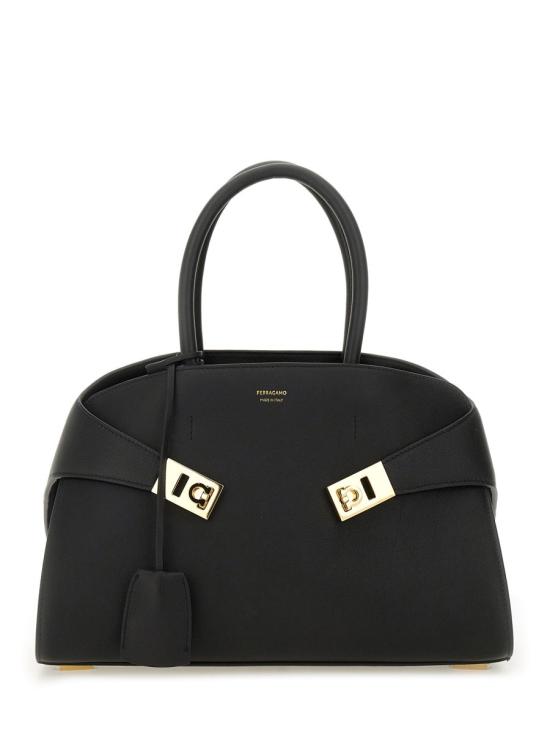 26SS 살바토레 페라가모 토트백 766758 215608001 BLACK - SALVATORE FERRAGAMO