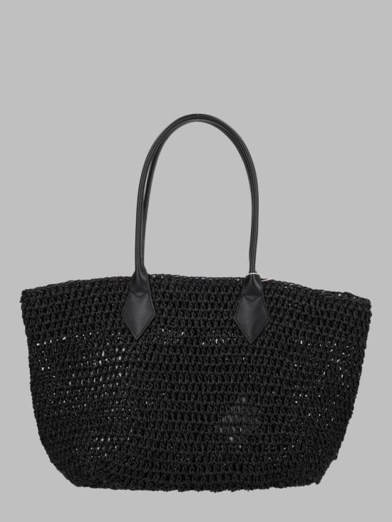 26SS 비비안웨스트우드 사피아노 미디엄 탑핸들 토트백 4D03000DU W01GTN401 BLACK - VIVIENNE WESTWOOD