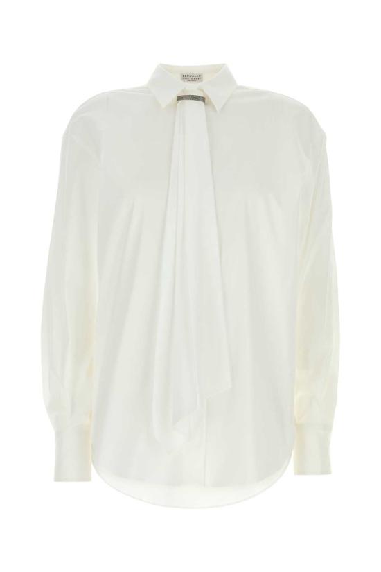 26FW 브루넬로 쿠치넬리 셔츠 M0091M2F06 C159 WHITE