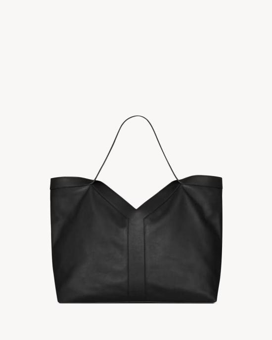 25FW 생로랑 니키 라지 숄더백 ULT 006691 NOIR TU BLACK