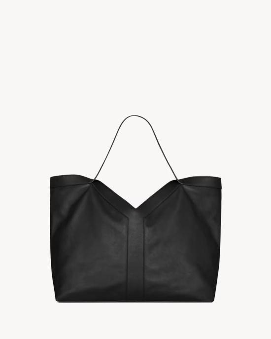 25FW 생로랑 니키 라지 숄더백 ULT 006691 NOIR TU BLACK - SAINT LAURENT