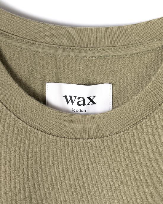  왁스 런던 탑 WI00 TEE DEA APF GRN - WAX LONDON