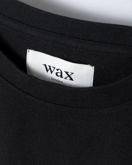  왁스 런던 탑 WI00 TEE HAY APF BLK - WAX LONDON