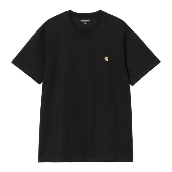 26FW 칼하트 WIP 숏슬리브 체이스 티셔츠 I026391 00HXX DARK NAVY GOLD