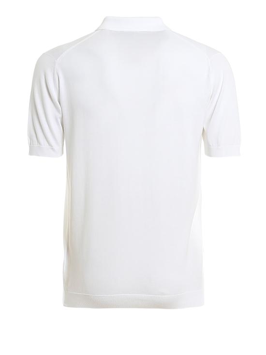 26FW 존스메들리 폴로 티셔츠 ADRIA WHITE - JOHN SMEDLEY