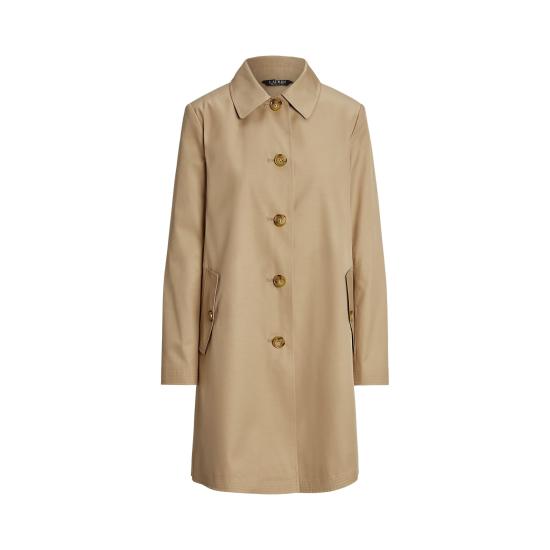 26FW 랄프 로렌 발수 코튼 후디드 코트 297967121002 BIRCH TAN