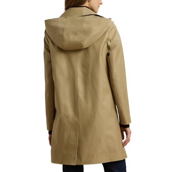 26FW 랄프 로렌 발수 코튼 후디드 코트 297967121002 BIRCH TAN - RALPH LAUREN