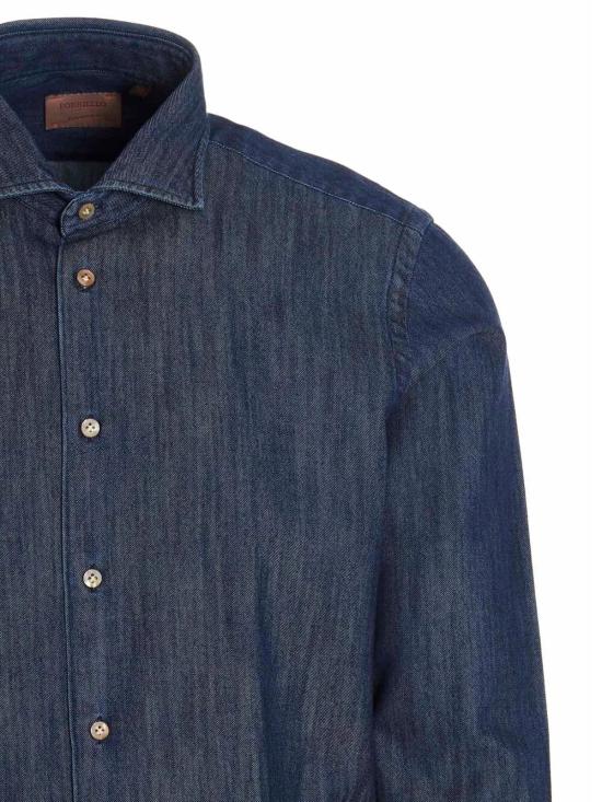 26FW 보리엘로 데님 셔츠 9095 01 DARK DENIM - BORRIELLO