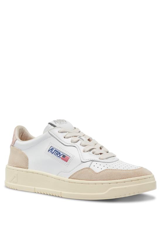 26FW 오트리 메달리스트 로우 레더 스니커즈 AULWLS37 WHT POW - AUTRY