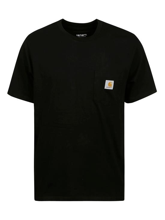 26FW 칼하트 WIP 숏슬리브 포켓 티셔츠 I030434 89XX BLACK