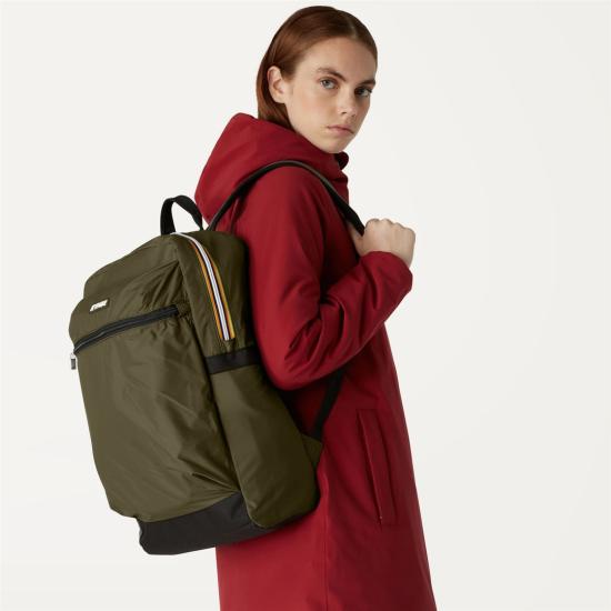 26FW 까웨 백팩 K2116RW WMR GREEN BLACKISH - K-WAY