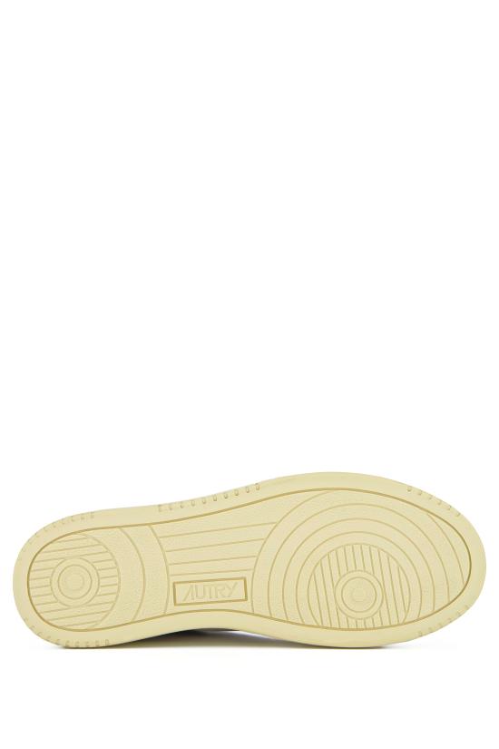 26FW 오트리 메달리스트 로우 레더 스니커즈 AULWLS74 WHT SILVER - AUTRY