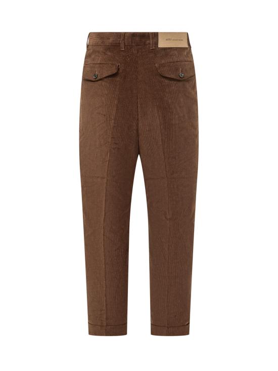 26FW 아미 스트레이트 팬츠 HTR121CO0089 2221 MARRON CHOCOLATE - AMI