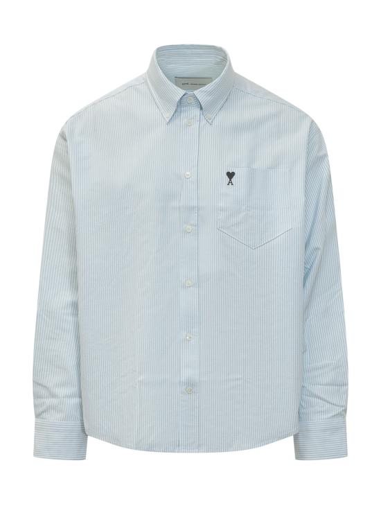 26FW 아미 긴팔 셔츠 HSH822CO0087 475 BLEU CIEL