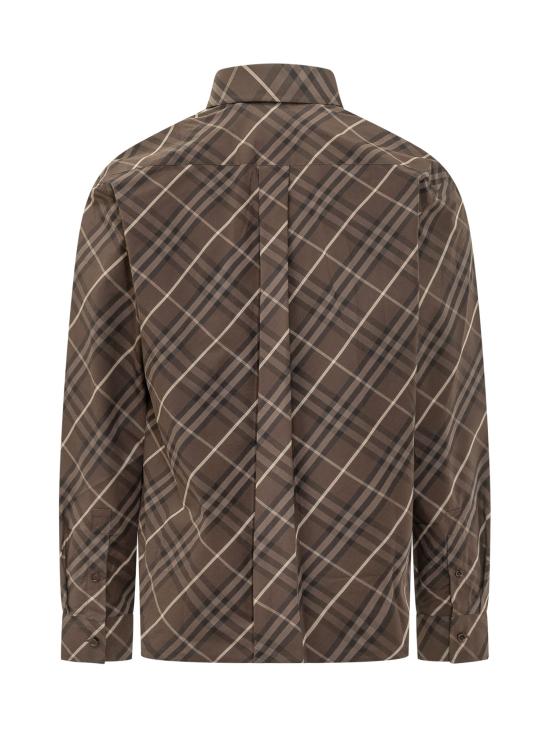 26FW 버버리 긴팔 셔츠 8133618 C6548 SEPIA BROWN IP CHECK - BURBERRY