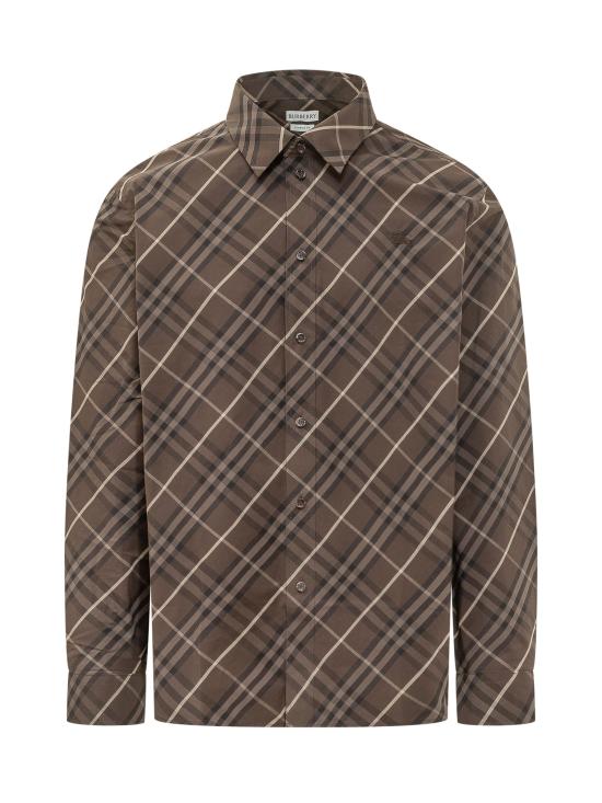 26FW 버버리 긴팔 셔츠 8133618 C6548 SEPIA BROWN IP CHECK