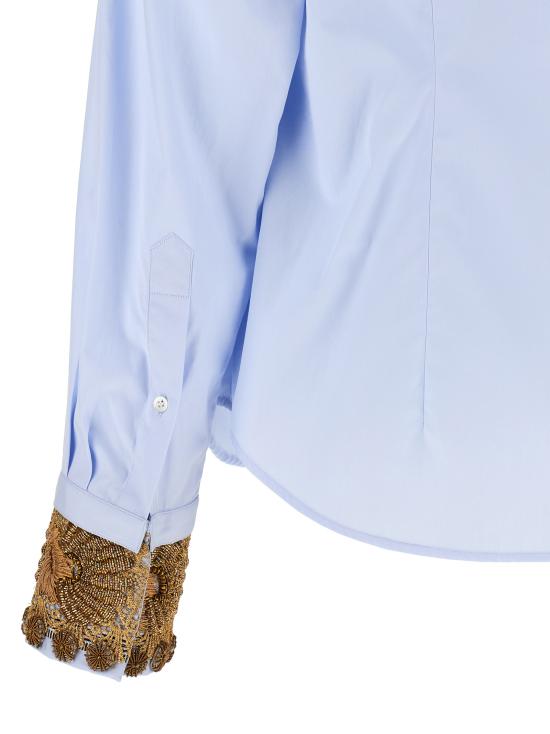 26FW 드리스 반 노튼 셔츠 2620107414445514 Light Blue - DRIES VAN NOTEN