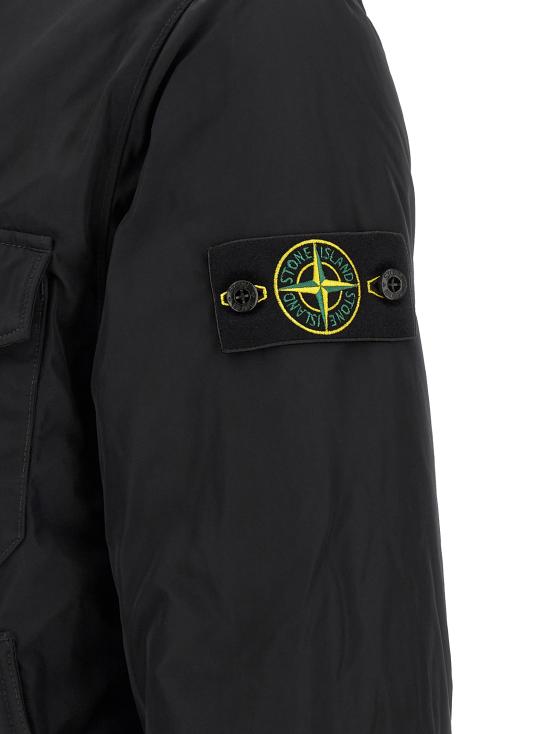 26FW 스톤 아일랜드 마이크로 랩스 다운 코치 자켓 L2S154100022S0A26V0029 Black - STONE ISLAND