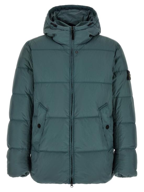 26FW 스톤 아일랜드 크링클 렙스 NY 패딩 재킷 L2S154100037S0A23V002B Green