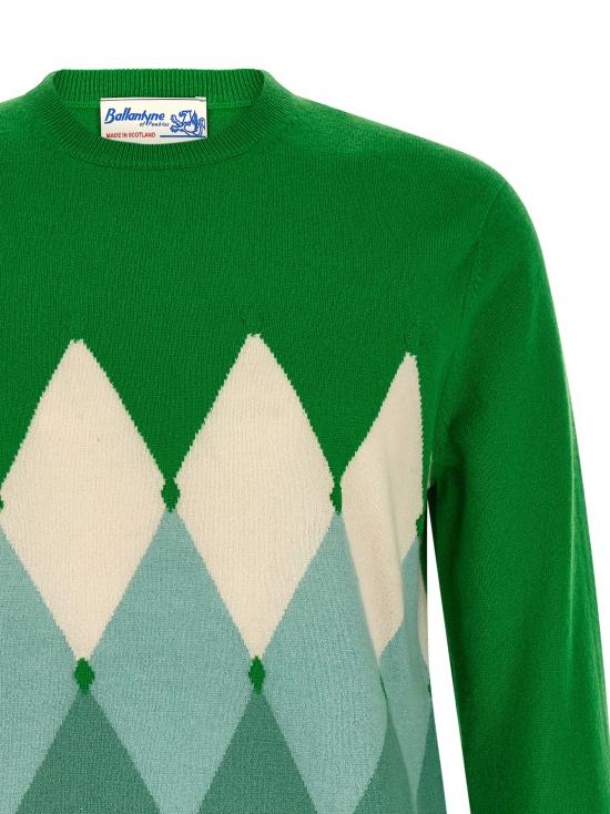 26FW 발렌타인 가디건 B2P00012KA892533 Green - BALLANTYNE