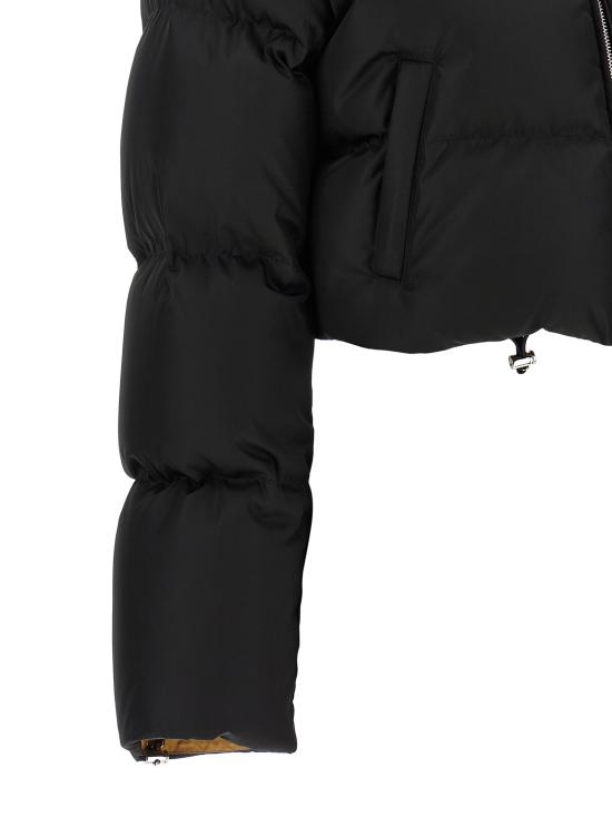 26FW 프라다 크롭 리나일론 다운 재킷 29D056SOOO1WQ8F0002 Black - PRADA