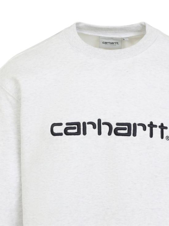26FW 칼하트 WIP 로고 스웨트셔츠 I030546 3Z5XX GREY - CARHARTT WIP