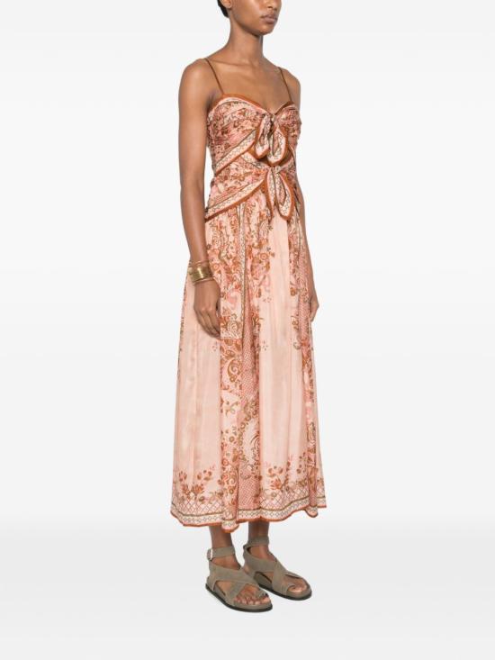 26FW 짐머만 롱 원피스 8062DS S261PPSFL PINK - ZIMMERMANN