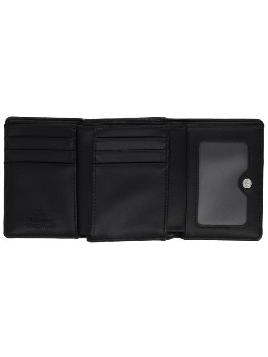 26FW 비비안웨스트우드 크로커다일 엠보스드 프레임 월렛 5115002MW S0026N401 BLACK - VIVIENNE WESTWOOD