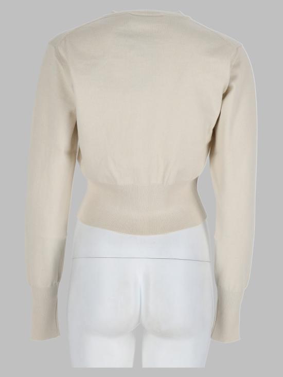 26FW 비비안웨스트우드 베아 크롭드 가디건 1803002U Y001VA405 WHITE - VIVIENNE WESTWOOD