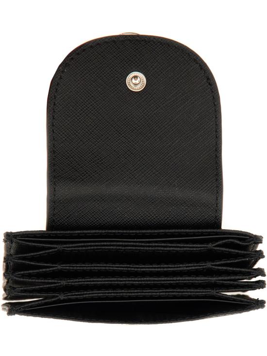 26FW 비비안웨스트우드 사피아노 플랩 카드 홀더 5402000BW L001NN401 BLACK - VIVIENNE WESTWOOD