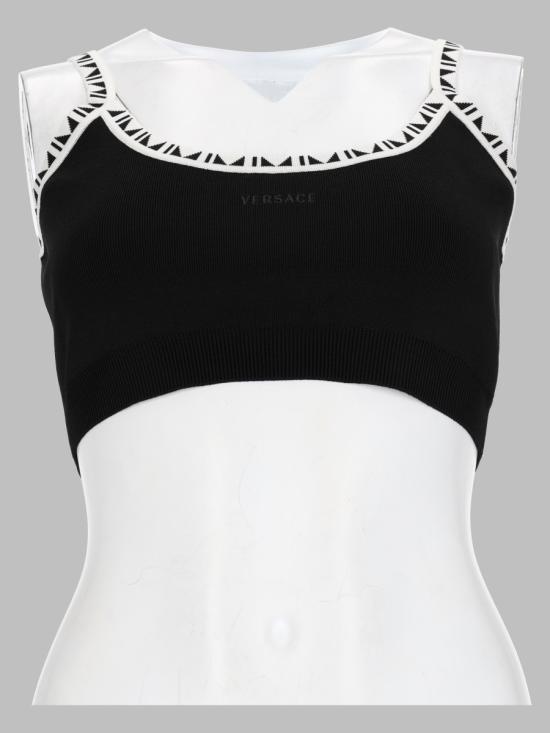 26FW 베르사체 탑 1025356 1A183571B000 BLACK
